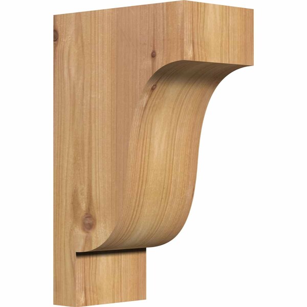 Ekena Millwork Newport Smooth Corbel, Western Red Cedar, 3 1/2"W x 6"D x 10"H COR04X06X10NEW00SWR - main